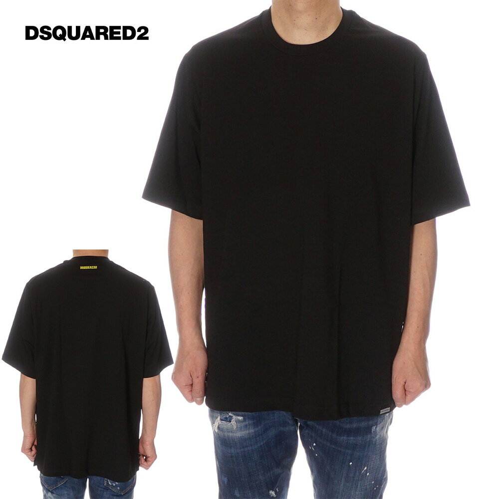 ディースクエアード アンダーウェアライン DSQUARED2 UNDER WEAR Tシャツ オーバーサイズ メンズ ブラック D9M3Z5060