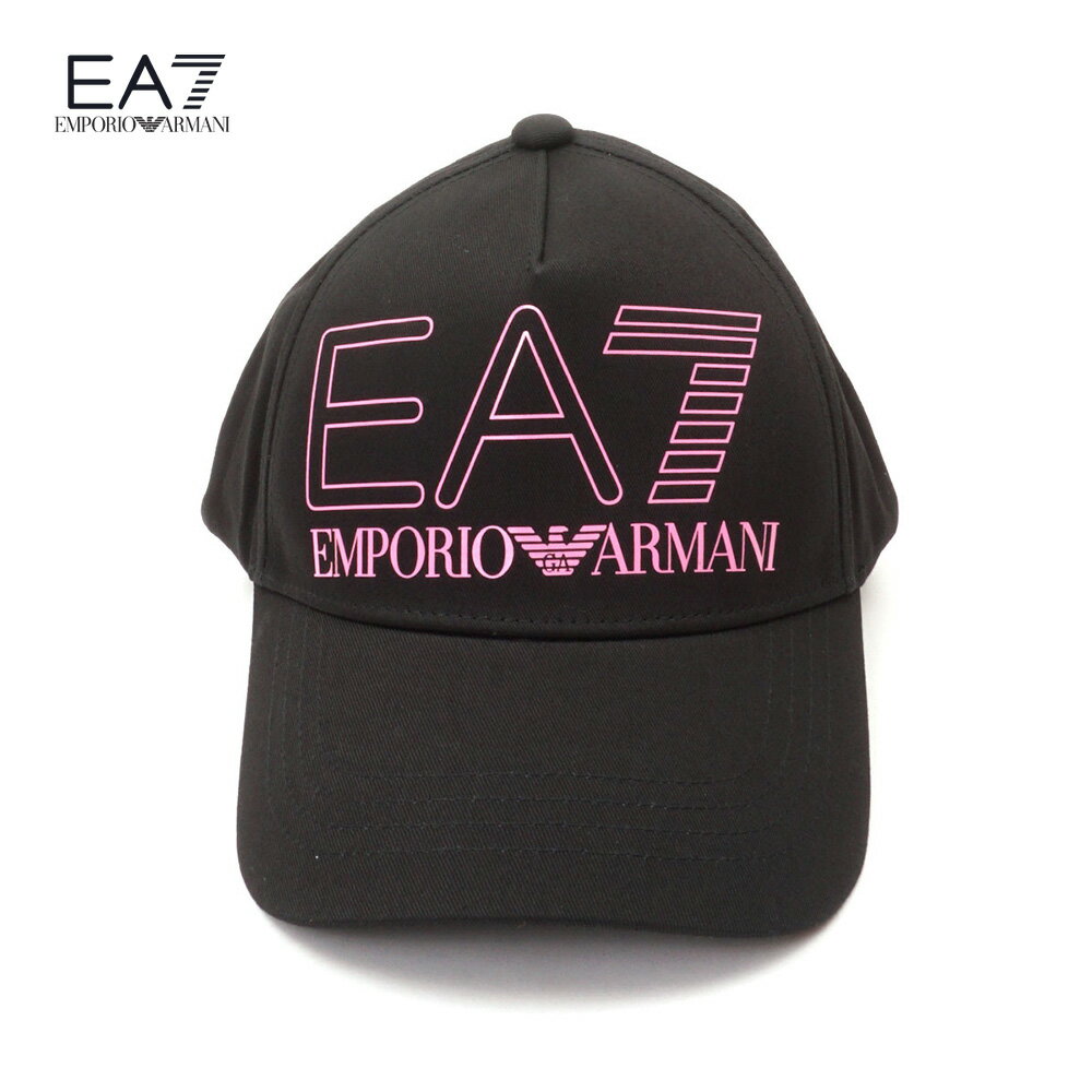 エンポリオ・アルマーニ EMPORIO ARMANI EA7 キャップ 帽子 メンズ ブラック 240142 4R102 37721