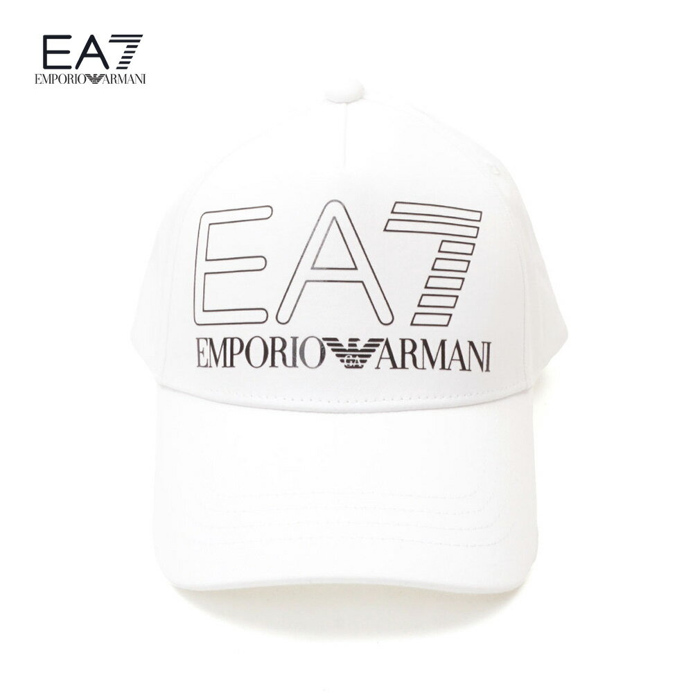 エンポリオ・アルマーニ EMPORIO ARMANI EA7 キャップ 帽子 メンズ ホワイト 240142 4R102 54510