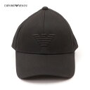 エンポリオ・アルマーニ EMPORIO ARMANI キャップ 帽子 メンズ ブラック 230102 4R500 00020