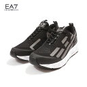 エンポリオアルマーニ EMPORIO ARMANI EA7 スニーカー メンズ ブラック×シルバー X8X033 XCC52 N629(4)