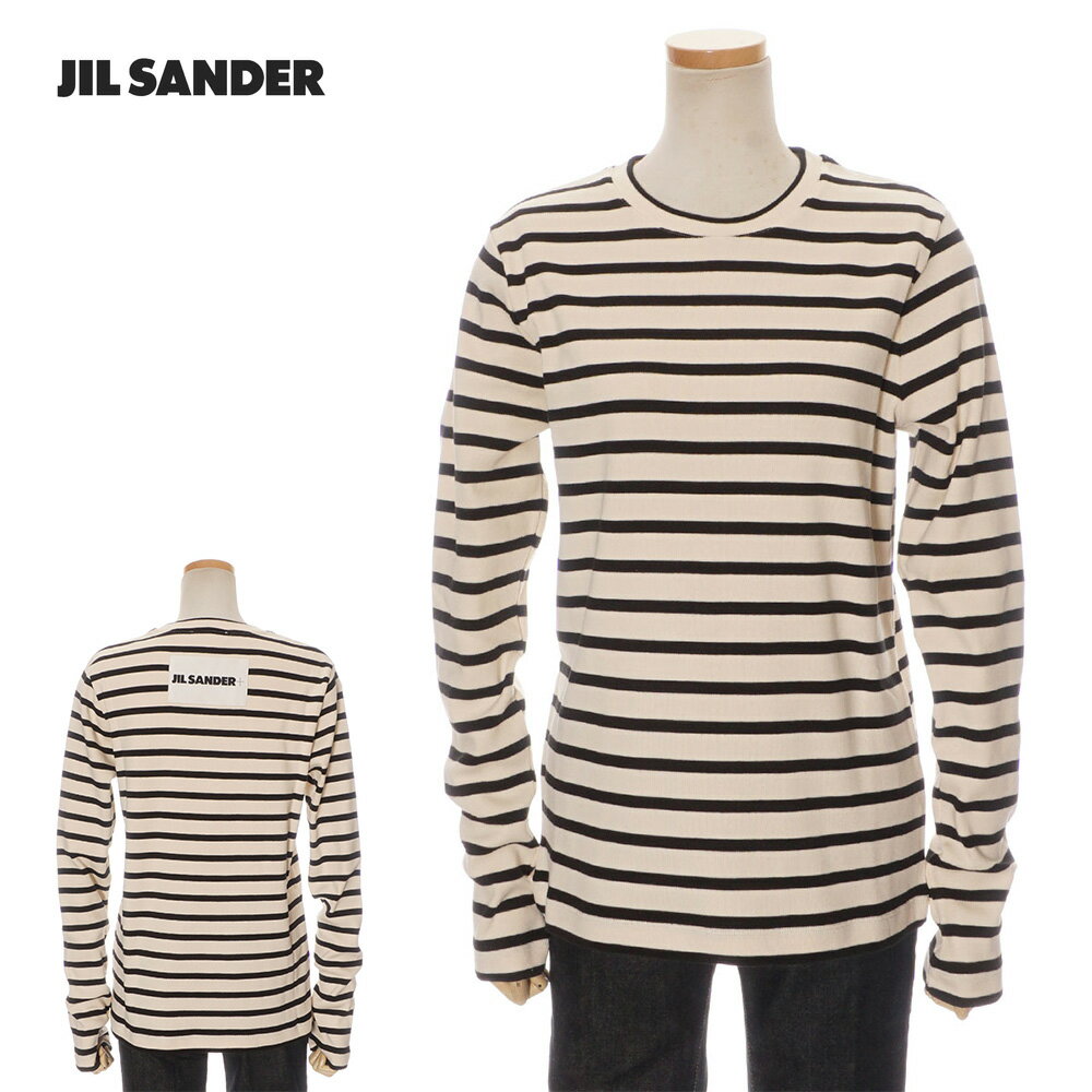 ジルサンダー JIL SANDER ロングスリブTシャツ レディース ボーダー J40NH0003 J46497