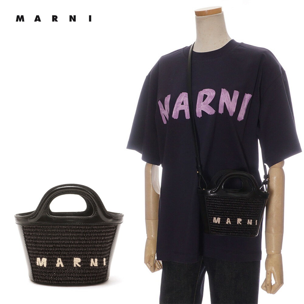 マルニ MARNI ミニトート ショルダーバック レディース ブラック BMMP0067Q0 P3860