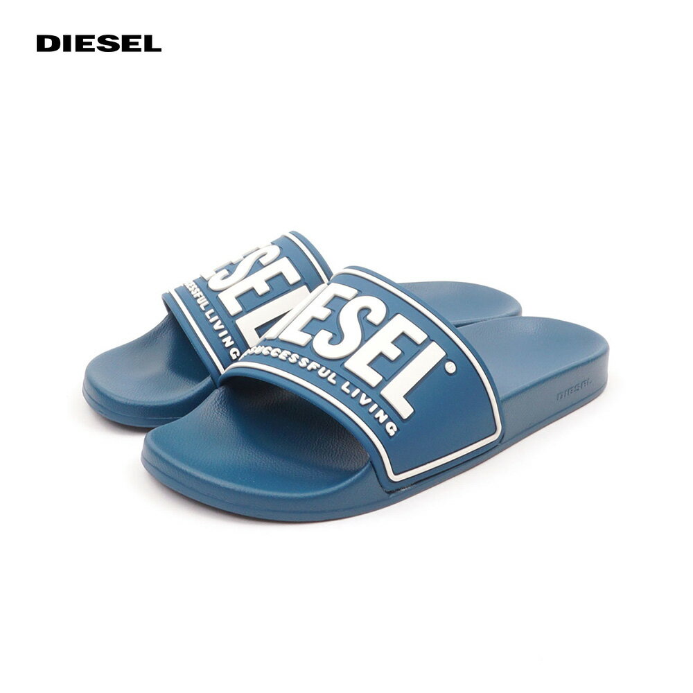 ブランドDIESELディーゼル品番Y02801 P4441カラーH5002(ブルー)仕様ブランドロゴ入り 素材ラバー生産国ITALY付属品商品タグ/BOX(輸入時に破損がある場合がございます)・定番商品の場合、年度により多少の色味や仕様が異なる場合があります。・複数店舗にて在庫の共有をしている為、ご注文が重なった場合に在庫切れとなる場合がございます。・ご使用環境により画面上の色と実物の色が若干異なる場合がございます。・その他、お買い物についてのご注意はストアガイドをご覧ください。サイズ日本サイズEUR　4025.5cm程度EUR　4126.5cm程度EUR　4227cm程度EUR　4328cm程度表記サイズJPUSEUR　4025.57.5EUR　4126.58.5EUR　42279EUR　432810日本サイズはあくまでも目安ですブランド：DIESEL(ディーゼル)/品番：Y02801 P4441/カラー：H5002(ブルー)/仕様：ブランドロゴ入り /素材：ラバー/生産国：ITALY/付属品：商品タグ/BOX(輸入時に破損がある場合がございます)/サイズEUR　40 日本サイズ:25.5cm程度EUR　41 日本サイズ:26.5cm程度EUR　42 日本サイズ:27cm程度EUR　43 日本サイズ:28cm程度表記サイズEUR　40JP:25.5 / US:7.5EUR　41JP:26.5 / US:8.5EUR　42JP:27 / US:9EUR　43JP:28 / US:10日本サイズはあくまでも目安です