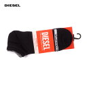 ディーゼル DIESEL 靴下 3PACK 3枚セット ブラック グレー ホワイト メンズ 3色セット 00SI8H 0EGBH E4157(4)