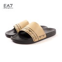 エンポリオ・アルマーニ EMPORIO ARMANI EA7 シャワーサンダル メンズ ブラック×ゴールド 7X000110 AF15128 FC001