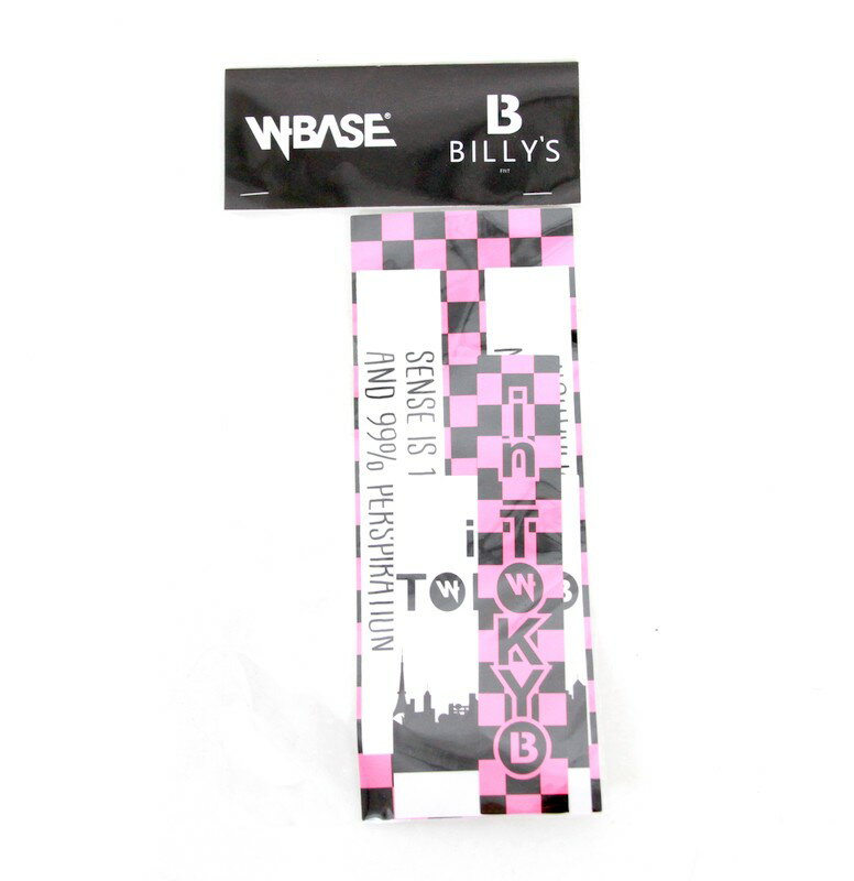 W－BASE/ダブルベース　BILLY'S別注ステッカーセット　サイズ：F　カラー：ブラック