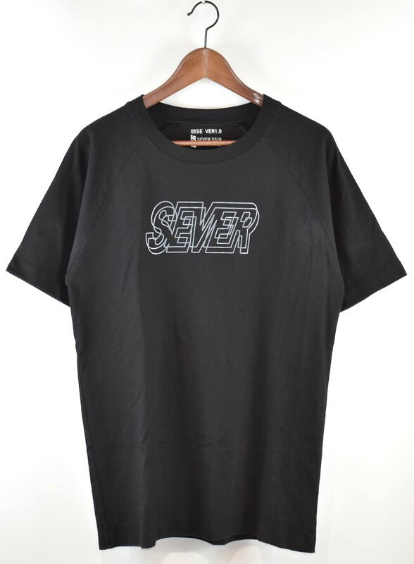 SEVER/サーバー　19SS　ロゴプリントTシャツ　サイズ：M　カラー：ブラック【中古】【古着】【USED】【220627】【yast】