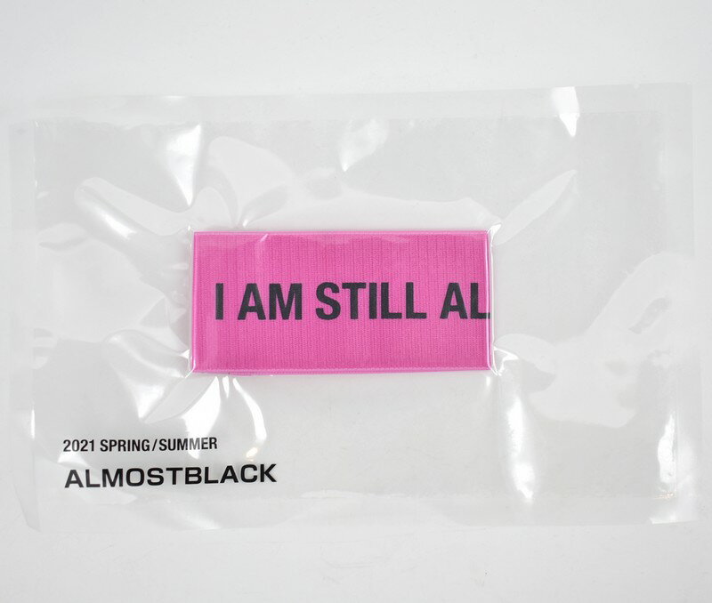 ALMOSTBLACK/オールモストブラック　21SS　リストバンド　WEBBING BAND　21SS-AC14　サイズ：ONE　カラー：ピンク【中古】【古着】【US..