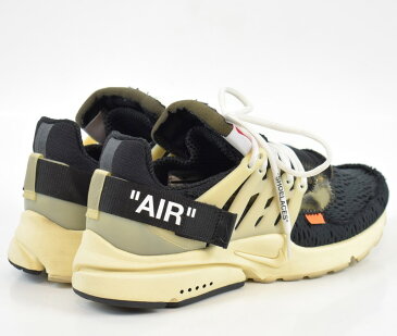 OFF-WHITE×NIKE/オフホワイト×ナイキ エアプレスト スニーカー THE TEN AIR PRESTO AA3830-001 サイズ:27cm カラー:ホワイト【中古】【古着】【USED】【220802】【未yast】