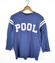 THE POOL aoyama/プール青山　7分袖Tシャツ　カットソー　サイズ：XS　カラー：ネイビー