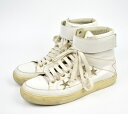 GIVENCHY/ジバンシィ　スタースタッズハイカットスニーカー　サイズ：40　カラー：ホワイト【中古】【古着】【USED】【221024】【yast】