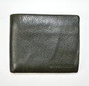 GIVENCHY/ジバンシィ　レザーウォレット　二つ折り財布　カラー：オリーブ【中古】【古着】【USED】【201018】【yast】