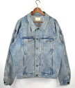 FEAR OF GOD/フィアーオブゴッド 4th オーバーサイズデニムジャケット DENIM RAGLAN TRUCKER JACKET サイズ：L カラー：ブルー【中古】【古着】【USED】【230416】【yast】