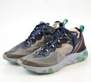 NIKE/ナイキ リアクトエレメント87 ローカットスニーカー REACT ELEMENT 87 AQ1090-005 サイズ：27.5cm カラー：ブラック【中古】【古着】【USED】【220201】【yast】