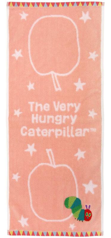 林(Hayashi) フェイスタオル 約34×80cm はらぺこあおむし ハロー ピンク FI447702