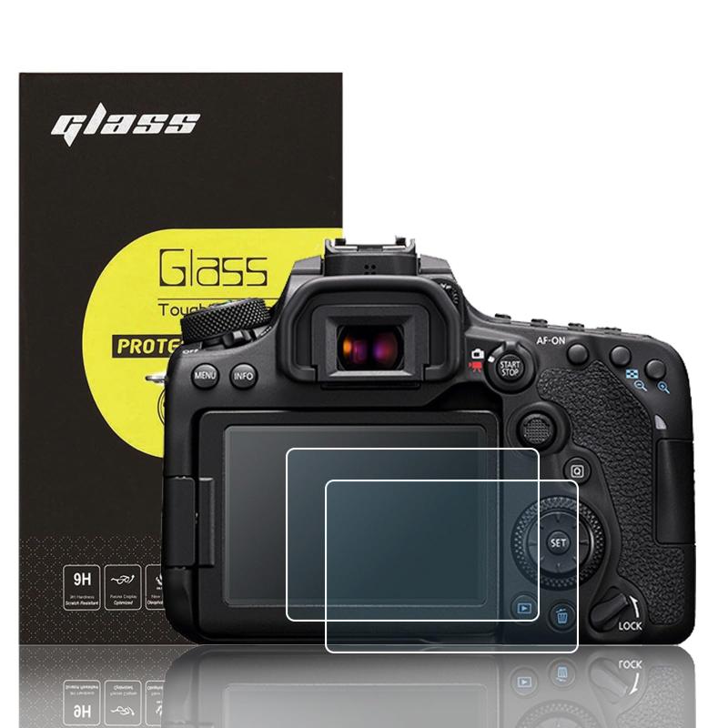 【2枚セット】 超薄ガラス液晶保護フィルム Canon EOS 90D 80D 70D Kiss x9i Kiss x8i Kiss x7i 8000D 9000D 対応 透過率95％以上 高硬度9H 撥水 撥油 撥指紋【対応機種】Canon EOS 90D 80D 70D Kiss x9i Kiss x8i Kiss x7i x6i 8000D 9000D カメラに対応。【撥水、撥油、撥指紋】撥水、撥油、指紋を防止、タッチパネルの機能を影響しません。【装着簡単、气泡なし】装着やすい、气泡をのこりらなくて、汚れをとても拭き落としやすいです。【超薄、高透過率】0.3mm超薄い光学ガラス、光の透過率が95%を超え、硬度は9H。【高硬度9H】硬度は9H、耐久性、引っかき傷に強い。