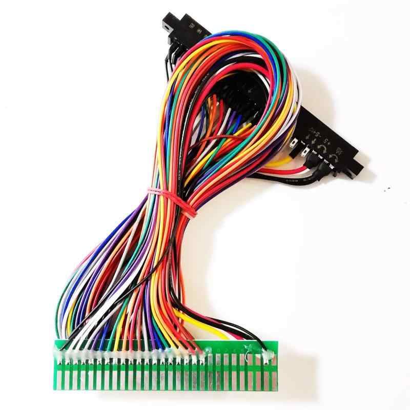 ヒロワールドトレード JAMMA 規格 アーケードゲーム 用 拡張 延長 ハーネス 60cm 麻雀 56ピン 接続 コ..
