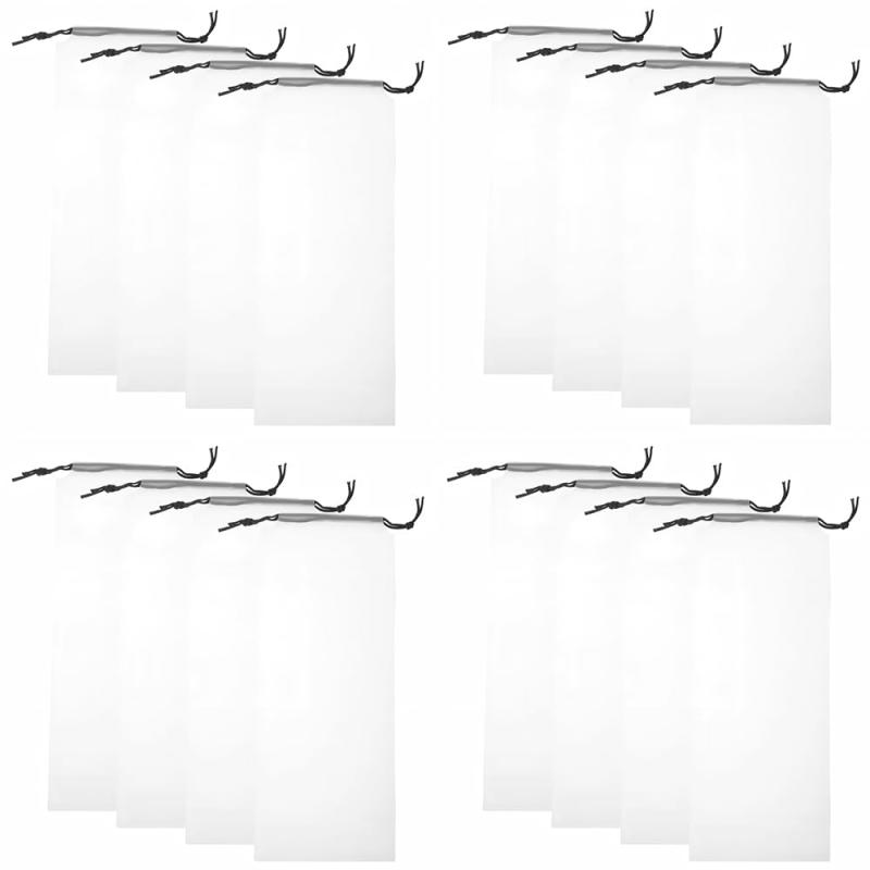 VOXILFE 折り畳み傘 ケース 傘収納袋 20枚セット 半透明 防水 防錆防菌 携帯便利 通学 電車 梅雨対策 多機能