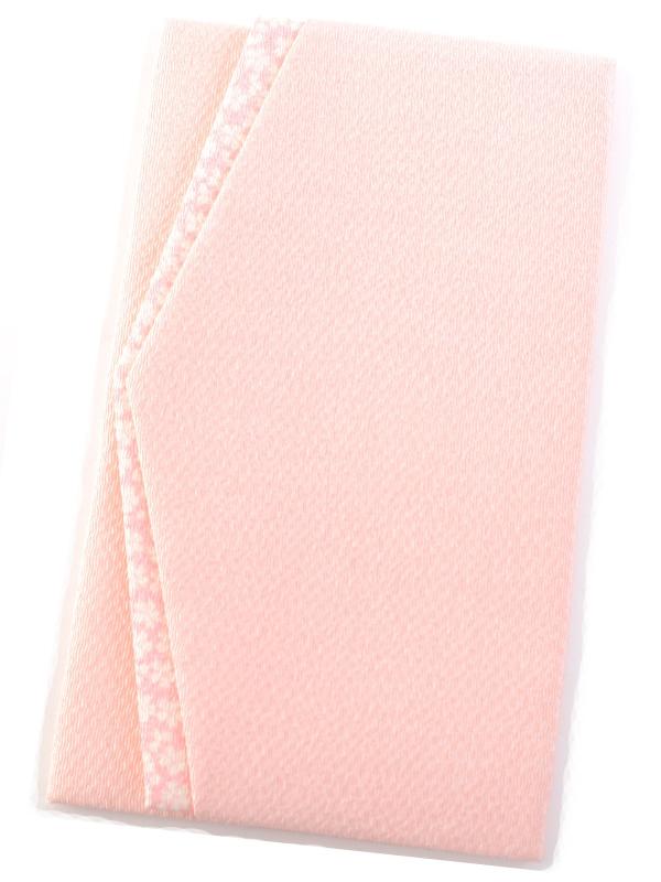 小花金封ふくさ 袱紗 センター折 (ピンク) 結婚式 披露宴 婚礼