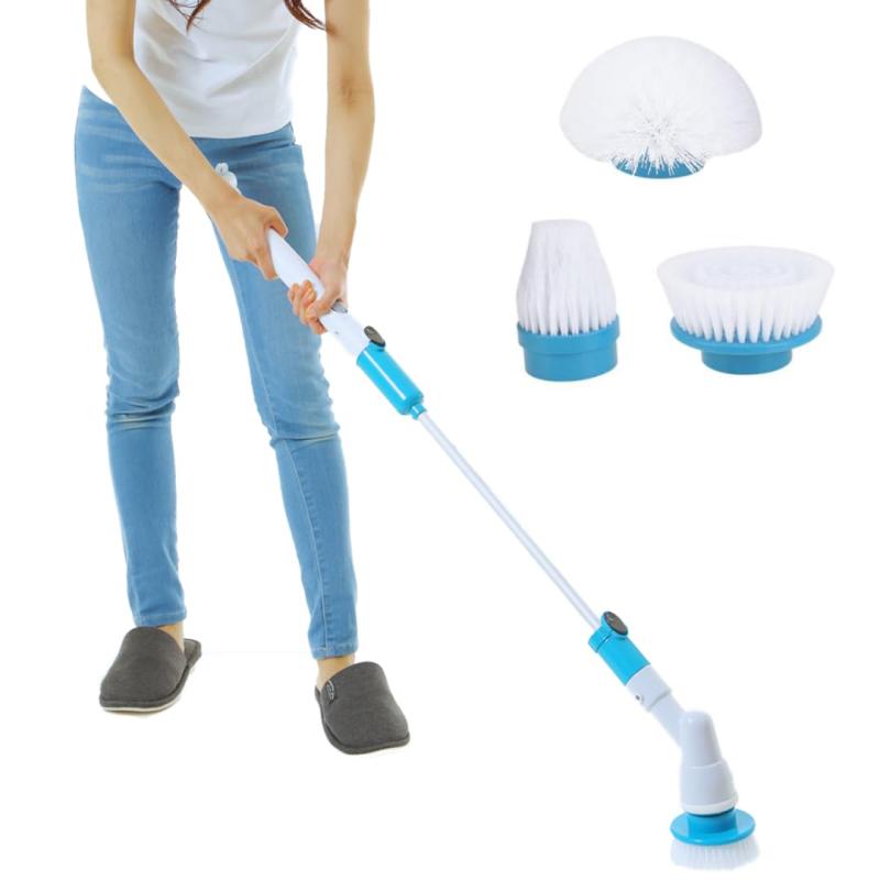 SATTELLADEN 電動 回転 ブラシ 浴室 風呂 玄関 タイル クリーナー 掃除 電動ブラシ 大掃除 電動たわし