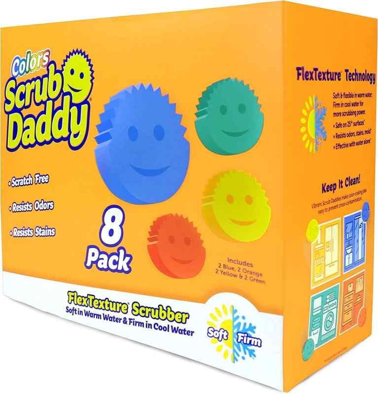 乐天商城 - SCRUB DADDY 食器用スポンジ 8個セット