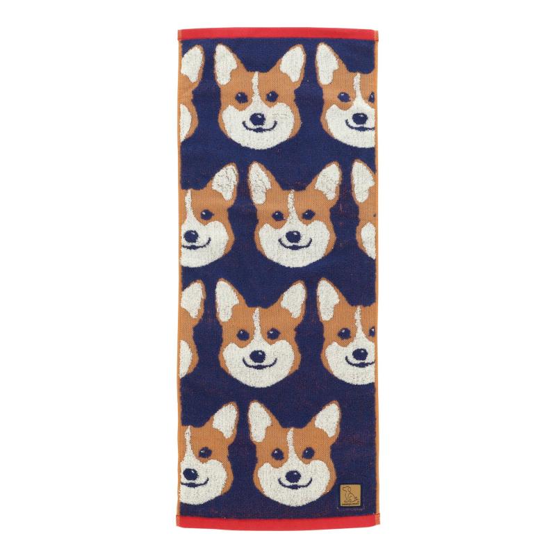 丸眞 スキニータオル スリムフェイスタオル ワンダフルピース ラブアイズ