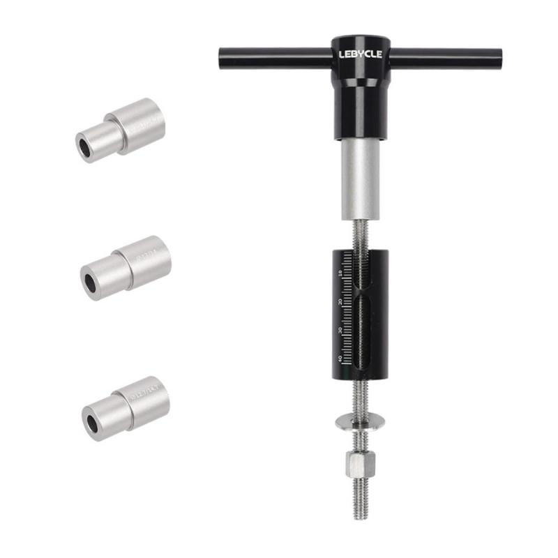Rakuten - 自転車ショック用DUブッシングツール｜アダプター3個（10.7/12/12.7mm）｜アルミニウム＆ステンレススチール製｜正確な取り付けを可能にする視認トレイ付き