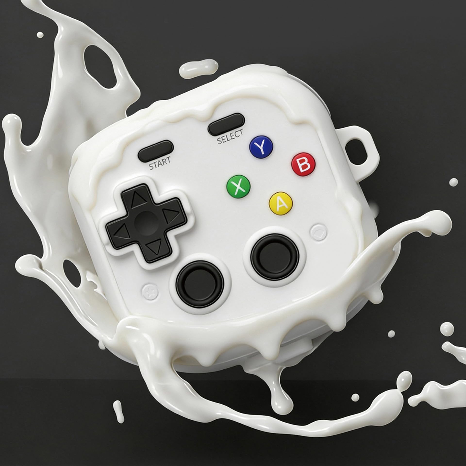 HAMACOD Galaxy Buds 4/4Pro ケース カバー 充電ケース ゲーム機 シンプル ペンダント レトロ 保護ケース 耐衝撃 付け心地 滑り止め 防塵 ゲーム機 GalaxyBuds 4Pro 用