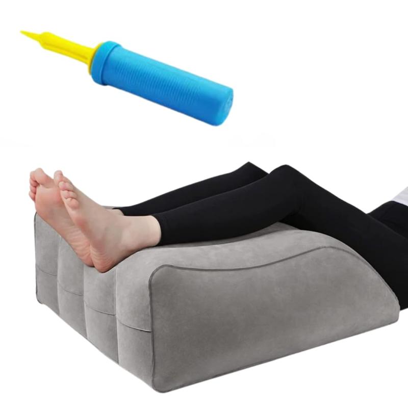 ateena 足枕 就寝用 膝枕 膝クッション 膝下枕 フットピロー 足上げ枕 股関節痛 クッション 低反発 カ..