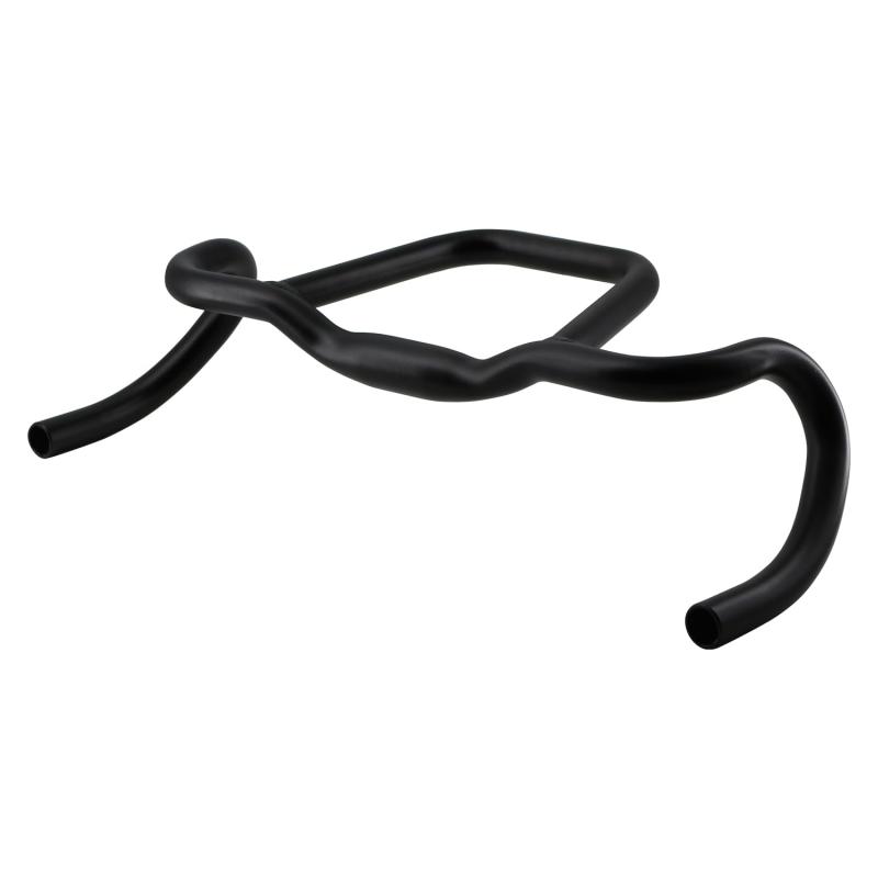 S SENQI 自転車 ドロップハンドルバー アルミニウム合金 丸管 φ31.8 グラベル砂利 ロードバイク クルーザー BMX自転車に適合 420mm-520mm,440mm-540mm,460mm-560mm 20mm黒