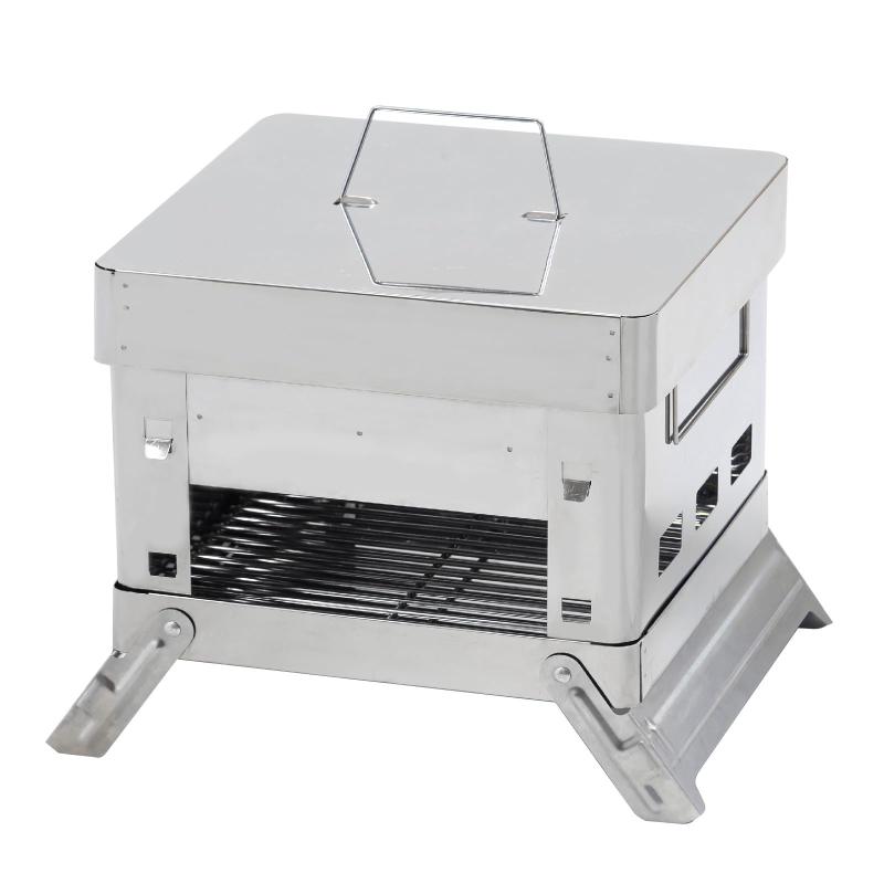 グリーンライフ(GREEN LIFE) 蓋付き折りたたみバーベキューコンロ コンパクト 収納袋付き 4Way OCB-32