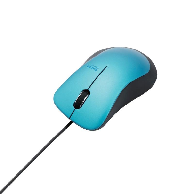 ELECOM BlueLED有線マウス 静音 Mサイズ M-BLUBSシリーズ