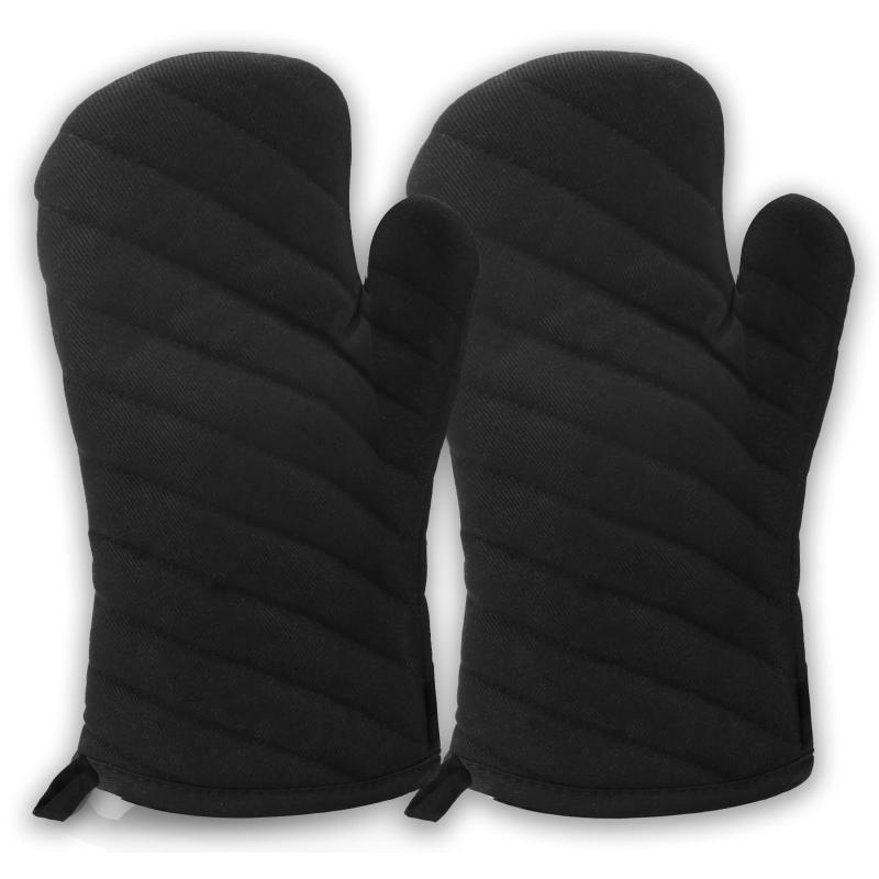 オーブンミトン耐熱ミトン 鍋つかみ シ耐熱 滑り止め 綿製 キッチン やけど防止 防水 滑り止め 耐久性 電子レンジ オーブンレンジ ケー..