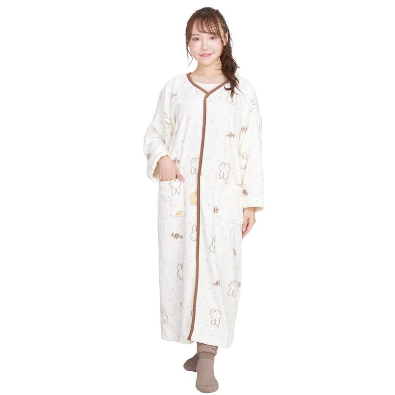 乐天商城 - [ルアンナジェナ] 着る毛布 ミッフィー miffy ルームウェア レディース 部屋着 着る ブランケット ふわもこ 誕生日 プレゼント ギフト QWMIB06