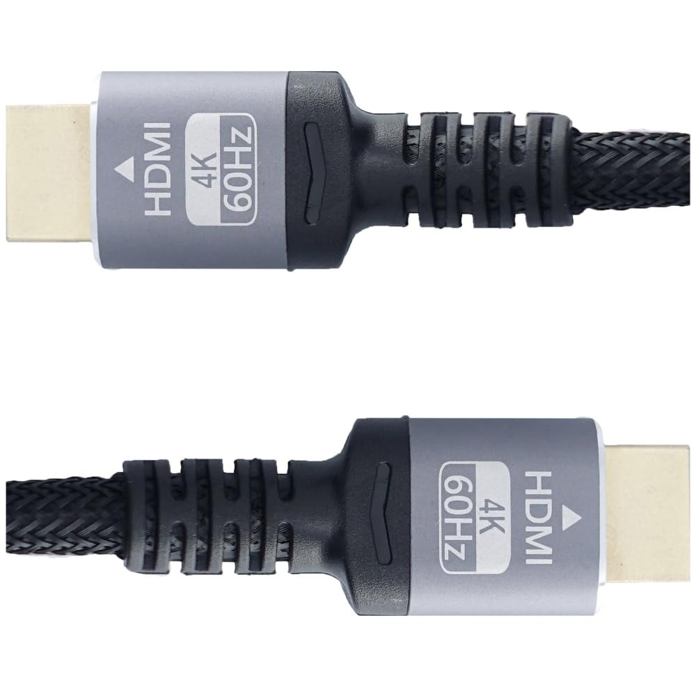 1.5m HDMIケーブル 4K HDR対応 プレミアムハイスピード Ver2.0 PC テレビ パソコン ゲーム機などに 標準HDMI 丈夫なナイロンメッシュ ケーブル アルミコネクター KC-12845