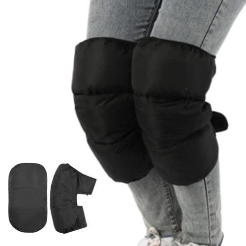 【IPPON】ダウン 膝ウォーマー 防寒 保温 レッグウォーマー 冬 ひざ あったか ニーウォーマー 軽量 男女兼用 室内 アウトドア 屋外作業 冷え対策 膝サポーター 自転車 バイク 防風 撥水 高齢