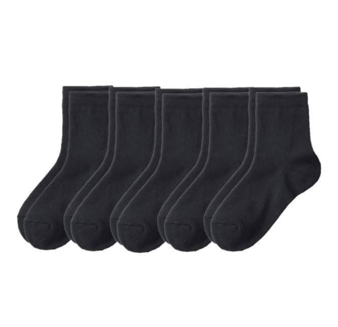 GUNZE(グンゼ) 靴下 〈5足組〉クルーソックス グンゼベーシック 23-25cmレディース