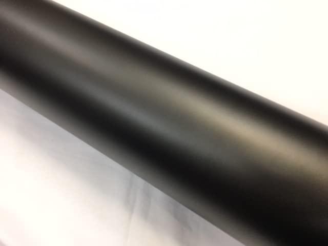 カーラッピングシート152cm×30cm、艶消しメッキ ブラック マットクロームメッキ ア...