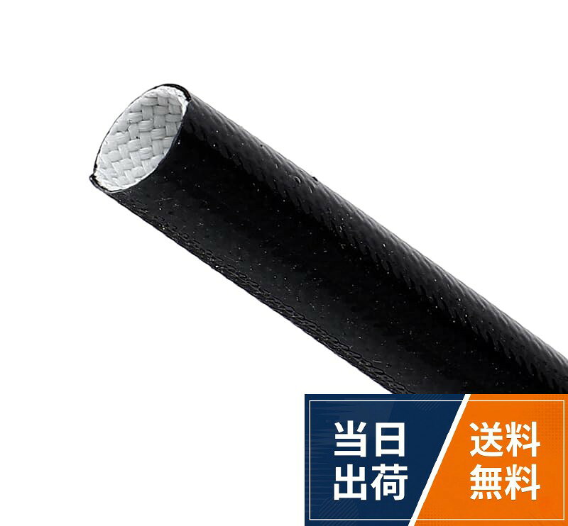 バイクや車にはこれで安心♪ 見た目もすっきり♪ 3m売り。耐圧最大 7000V 耐熱-10°C 〜 260°C。シリコン ガラス グラス ファイバー 配線カバー ハーネスカバー 結束カバー。耐電圧 耐熱 耐火 耐水 防水 防塵 結束 保護 収納 整理。チューブ スリーブ モール耐電圧 耐熱 耐火 耐水 防水 シリコン ガラス グラス ファイバー 配線カバー ハーネスカバー ケーブル 結束カバー 耐圧 7000V 3m売り -10°C から260°C ブラック 黒 バイク配線 チューブ スリーブ モール 車配線 電気配線 結束 防塵 保護 (6mm) / 6mm