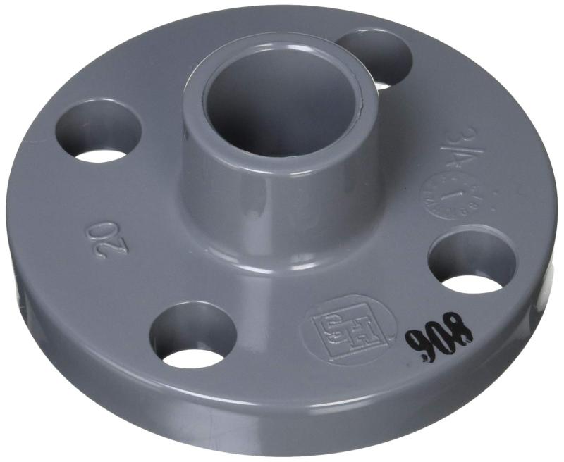 橋本産業株式会社 HSバルブ TSフランジ U-PVC HSフランジ 10K TS式 接続口径 20A 型式10KTSF20