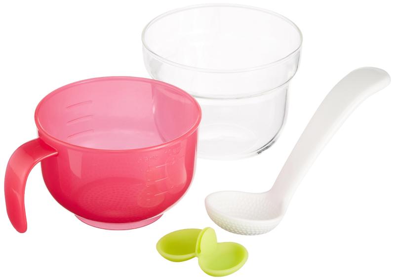 リッチェル Richell 炊飯器用おかゆクッカーE 耐熱ガラス製 取り出し具付