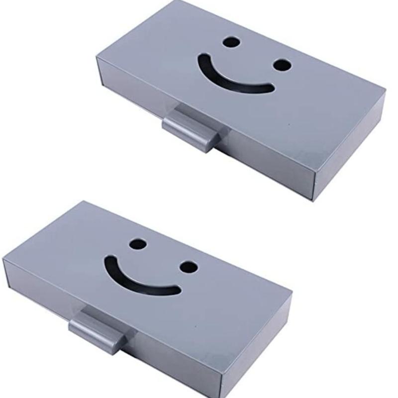 SAKIRABITO 机下収納 テーブル後付け引き出し スライドトレー カトラリーケース 収納ボックス トレイ 小物入れ 粘着式 プラスチック 2個セット