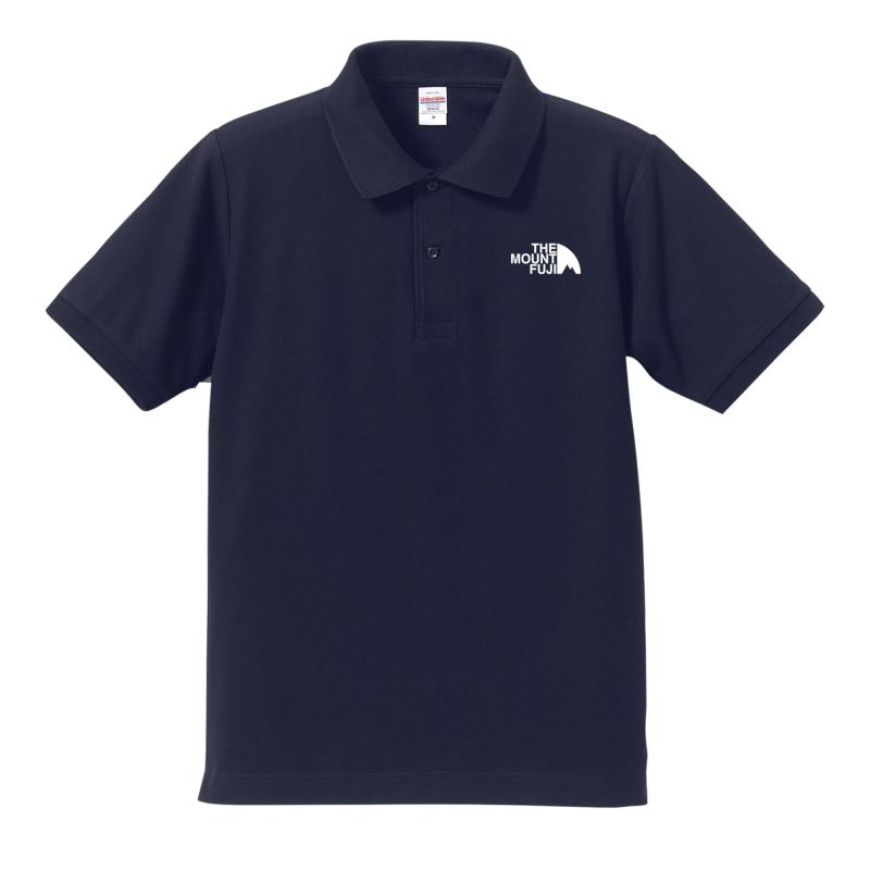 [THE MOUNT FUJI] ザ・マウントフジ おもしろ 富士山 ポロシャツ お土産 静岡 山梨 半袖 ワンポイント