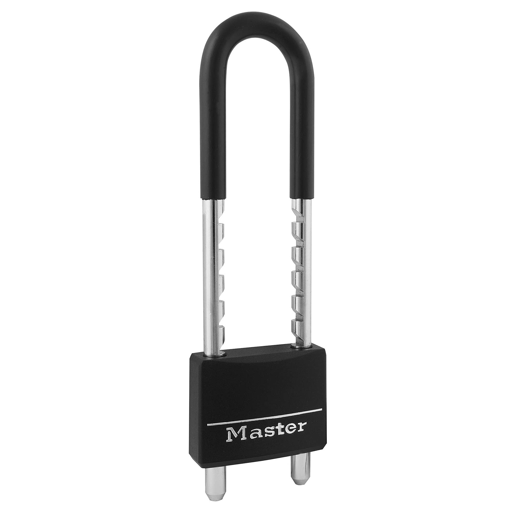 Master Lock (マスターロック) 南京錠 鍵式 吊長調節可能 本体幅51mm 吊高内径60-150mm 防犯 527JAD