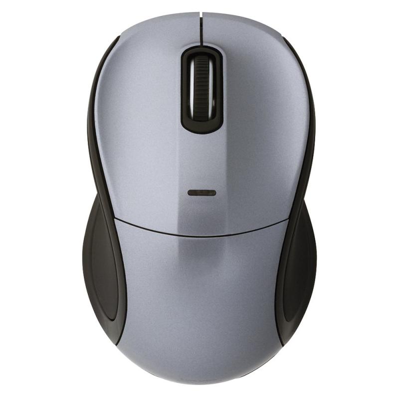 Digio2 無線マウス 3ボタン ブルーLED 小型 静音 ホワイト MUS-RKT109W