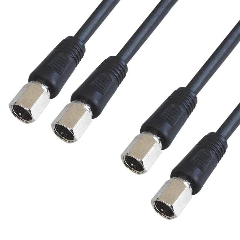 Rakuten - S-5C-FB アンテナケーブル 4K8K(3224MHZ).地デジ, BS, CS,CATV 放送対応 5C同軸 両側F型ネジ式コネクタ ストレート/ストレート