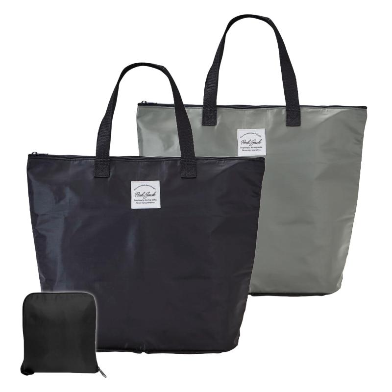 [FUJI JAPAN] Posh Sack コンパクト保冷エコバッグ 保冷バッグ エコバッグ 折りたたみ 軽量 10L 保冷 保温 環境配慮 SDGs ファスナー付き お買物バッグ 小さい Polar Bear 富士