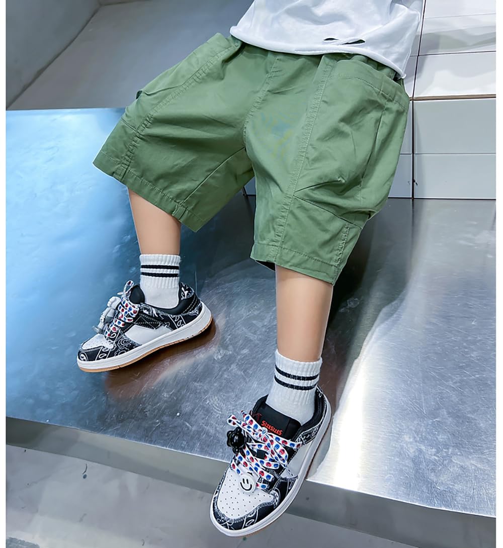 selectableの【送料無料】男の子 ハーフパンツ 子供服 ショートパンツ ジュニア カーゴパンツ キッズ 半ズボン 夏服 普段着 ゆったり カジュアル 春 夏 120-170｜アングル3