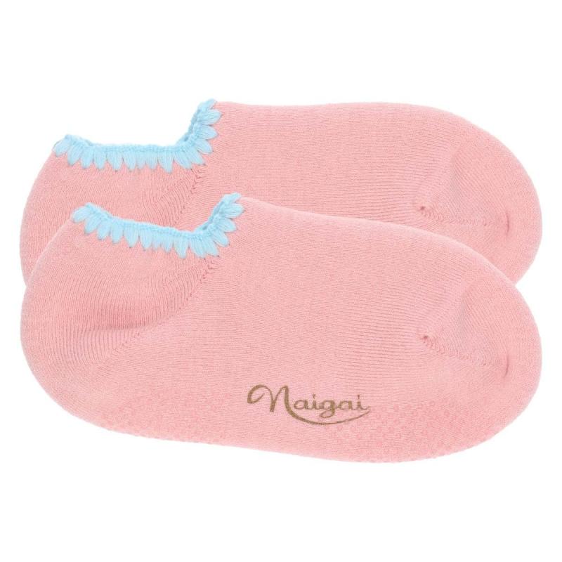 [ナイガイ] パイルソックス ハマグリ ホームカバー 滑り止め付き 室内用靴下 冷えとり ルームソックス ..